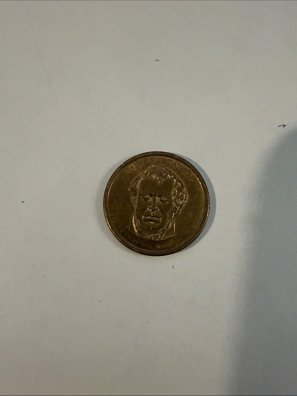 2009 D Zachary Taylor gold dollar
